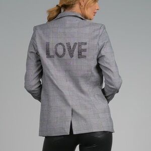 “LOVE” blazer size M
